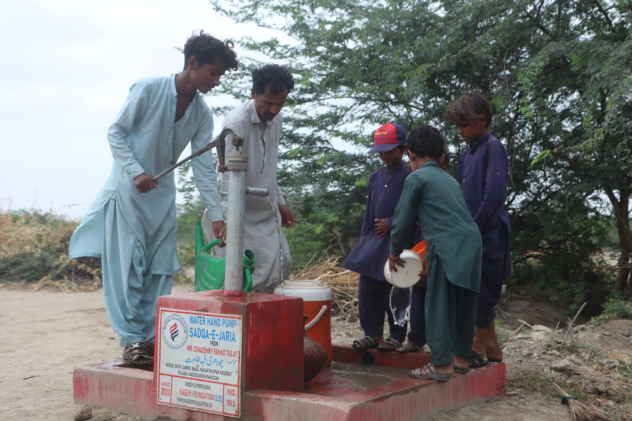 Naeem Foundation Opens New Water Well in Sindh